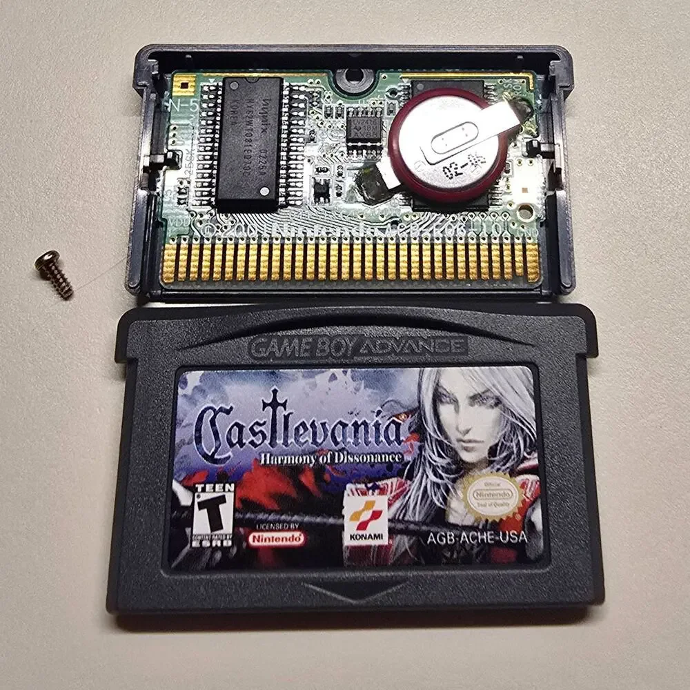 Castlevania Harmony of Dissonance Cartridge Game Boy Advance GBA Authentic
